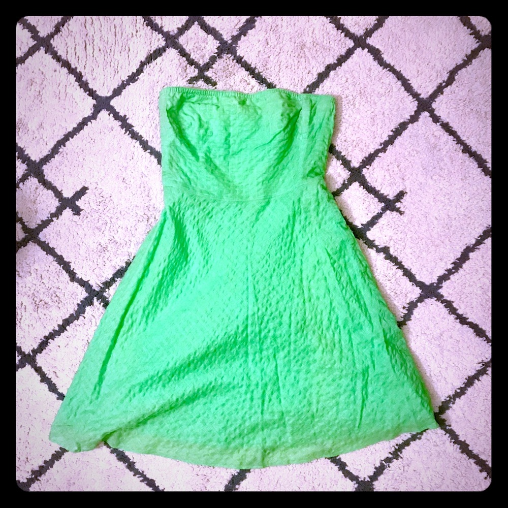 Lime green Jcrew dress